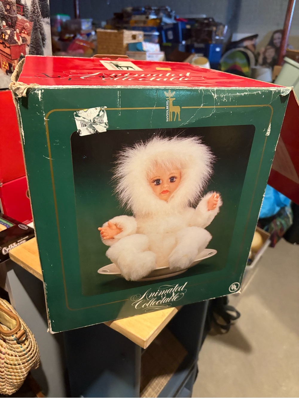 Santa’s Best animated snowbaby girl-NEW in box!